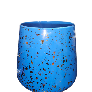 Vogue Sparkle – Blue with Gold Speckles