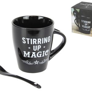 Witch Stirring Up Magic Mug & Spoon Gift Set