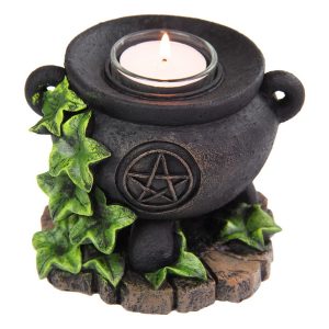 Witches Cauldron Tealight Candle Holder