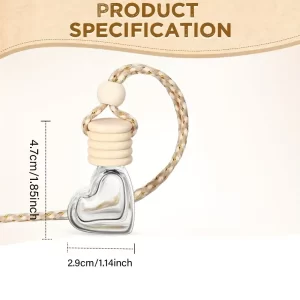 Heart Shaped Refillable Car Diffusers