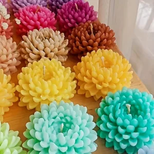 1 Piece Chrysanthemum Silicone Candle Mold